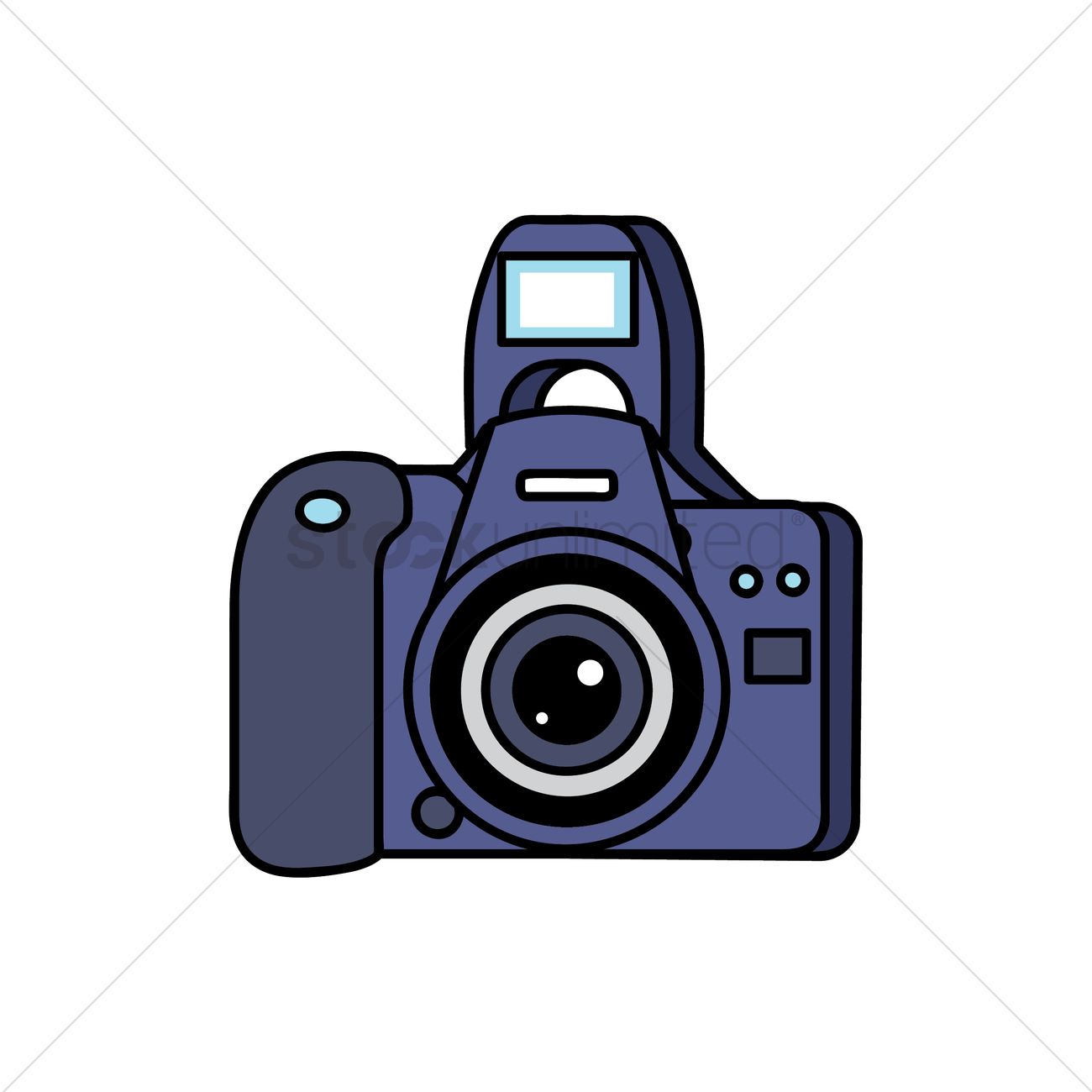 1300x1300 Vintage Camera Vector Image