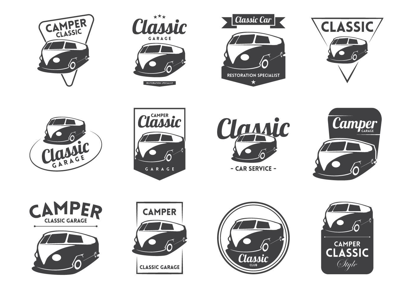 Camper Free Vector Art 1400x980 Camper Free Vector Art