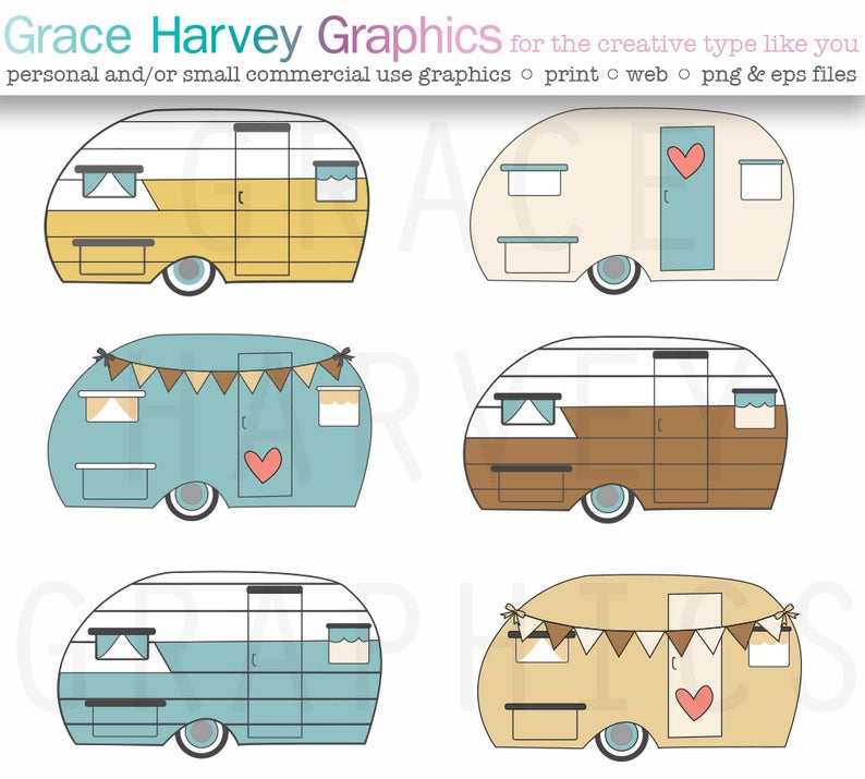Camper Clipart Retro Camper Clipart Vector Clipart Etsy 794x715 Camper Clipart Retro Camper Clipart Vector Clipart Etsy