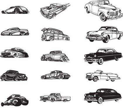 420x369 Free Various Vintage Car Vector Collection Projects To Try Car
