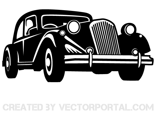 600x450 Vector Retro Car