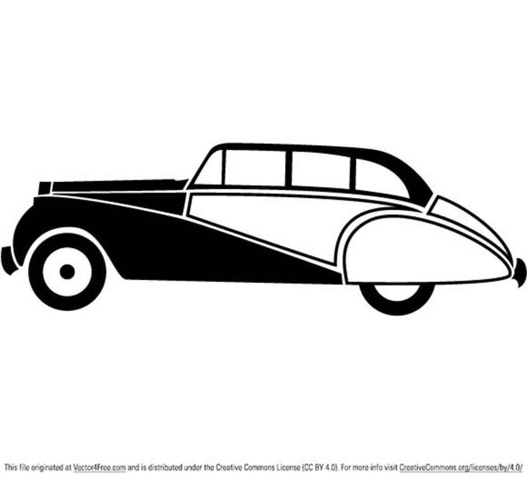 1028x936 Vintage Car Vector