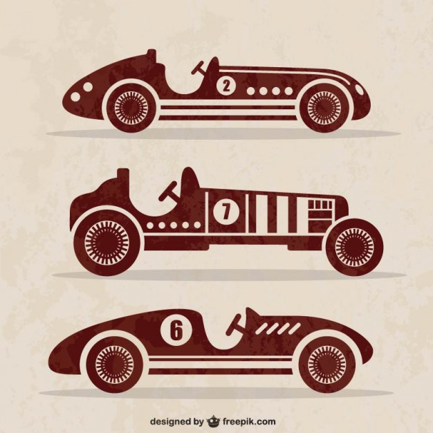 626x626 Vintage Cars Vector Stock Images