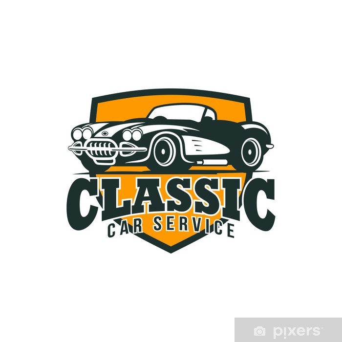 700x700 Classic Car Vector Template Sticker We Live To Change