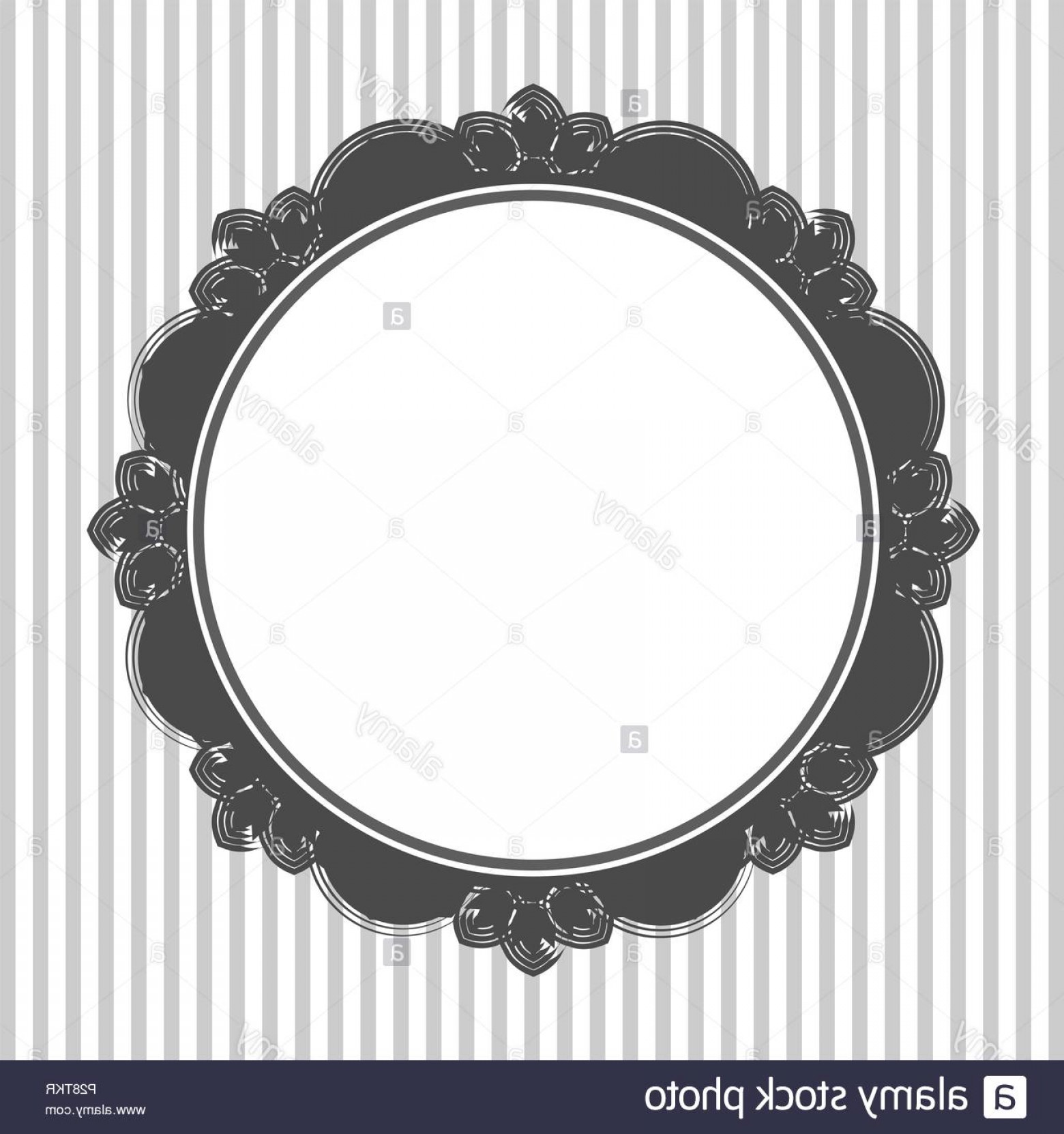 1560x1662 Vintage Retro Round Openwork Frame Decorative Wallpaper Vector