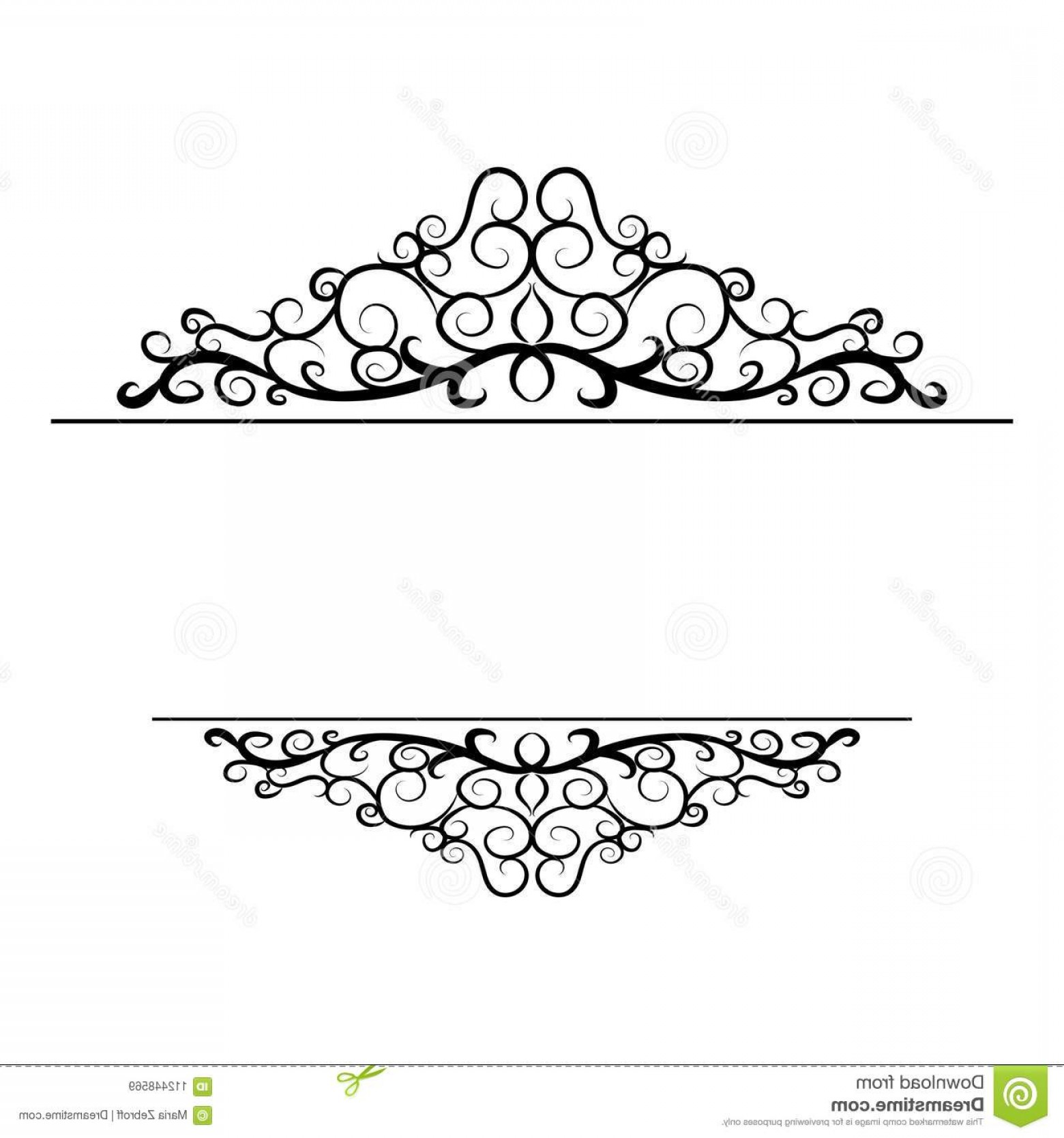 1560x1668 Vintage Vector Swirl Frame Vintage Vector Swirl Frame Black White