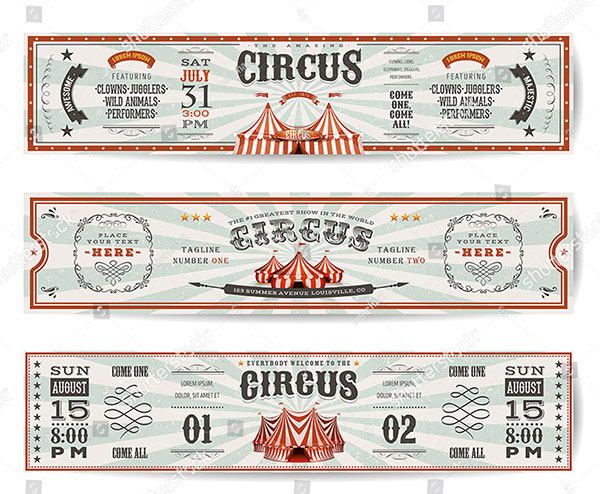 Circus Ticket Templates 600x494 Circus Ticket Templates
