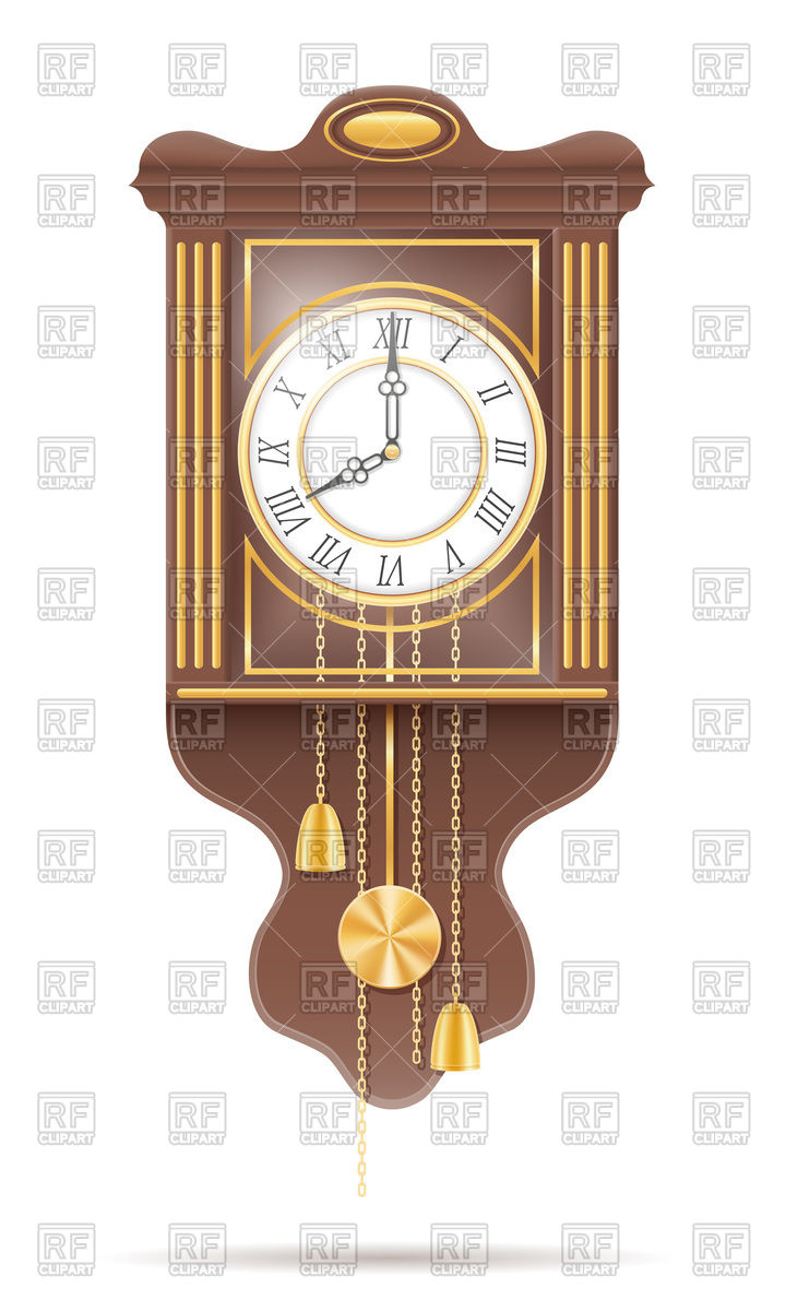 720x1200 Old Clock Icon Vector Image Of Objects Konturvid