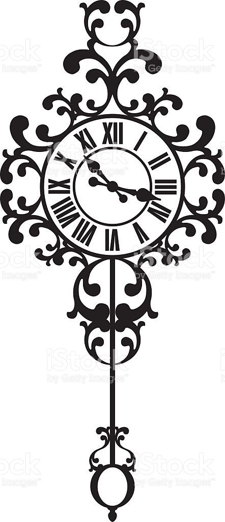 442x1024 Vintage Clock Vector Memory Traveller