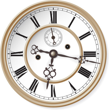 367x368 Clock Free Vector Download