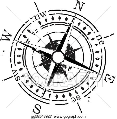 Vintage Compass Clipart 450x459 Vintage Compass Clipart