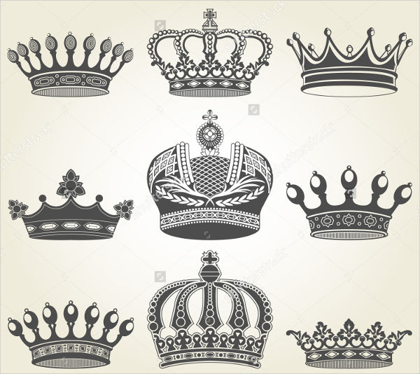 600x534 Crown Vectors