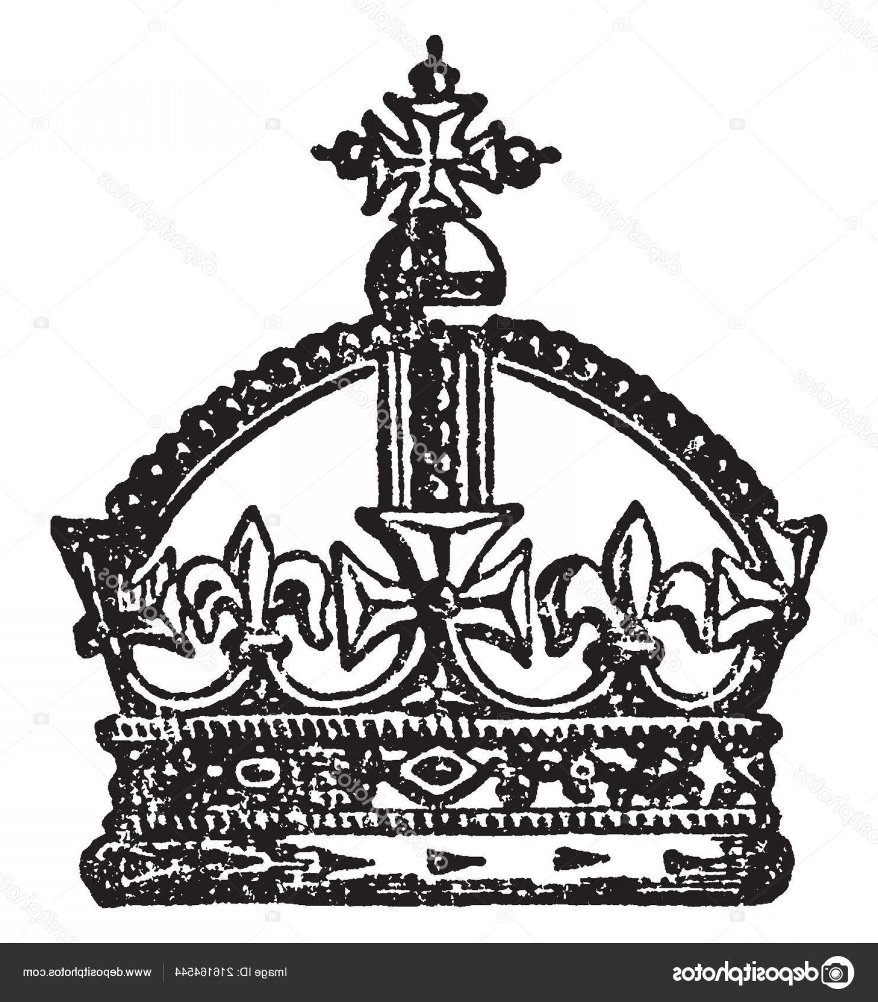1788x2040 English Royal Crown Vector Catamart