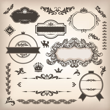 Free Vintage Design Element Vectors Free Vector Download 369x368 Free Vintage Design Element Vectors Free Vector Download