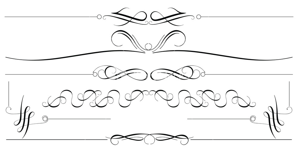 Set Of Vintage Design Elements Vector Illustration Royalty Free 1000x512 Set Of Vintage Design Elements Vector Illustration Royalty Free