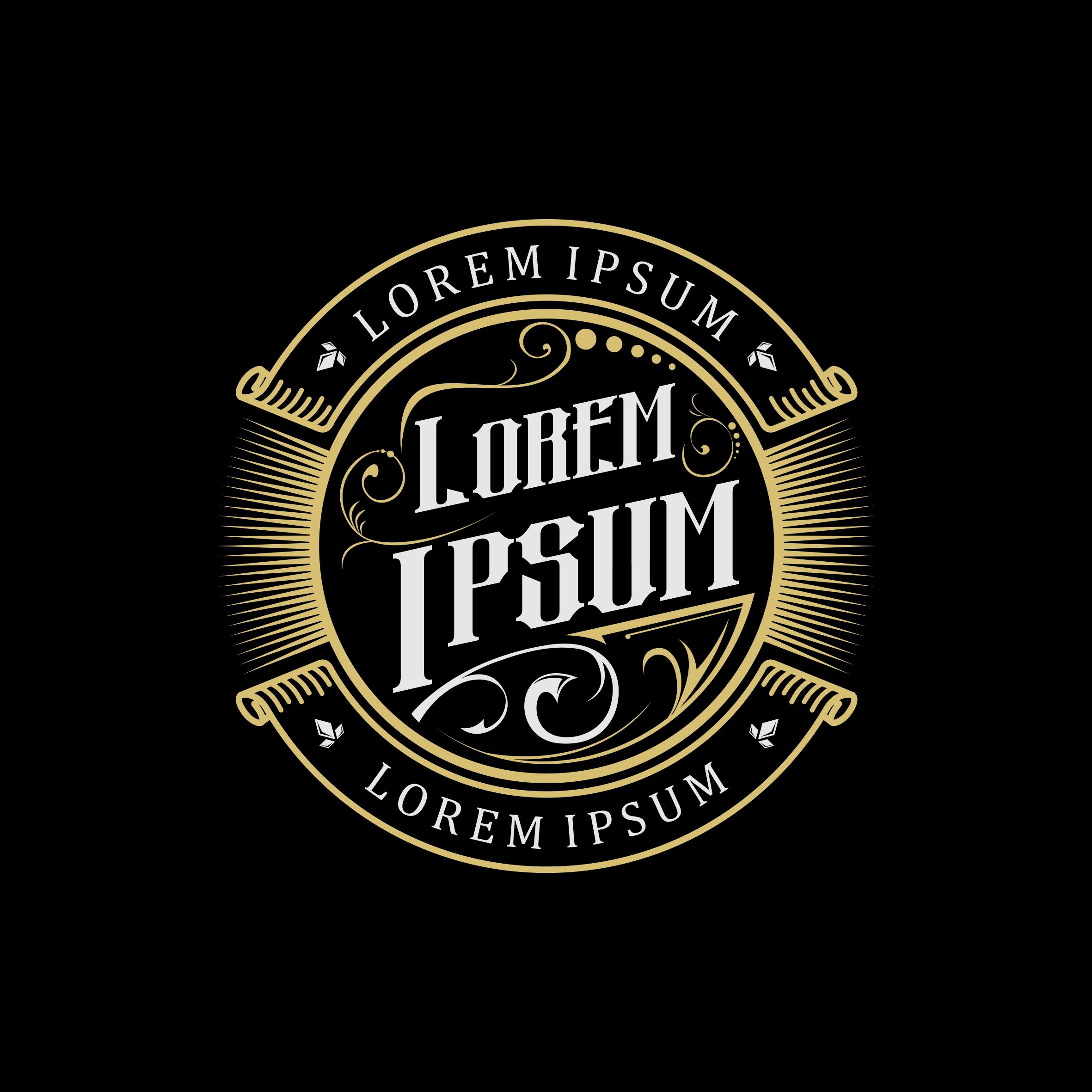 Gold Vintage Logo 2362x2362 Gold Vintage Logo
