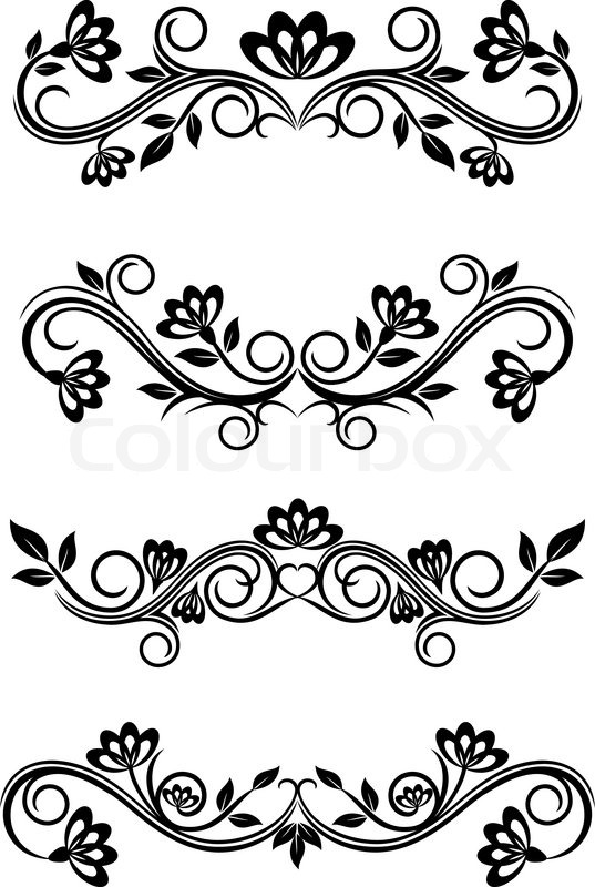 Antique Vintage Frames Isolated On Stock Vector Colourbox 537x800 Antique Vintage Frames Isolated On Stock Vector Colourbox