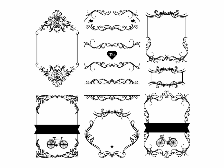 920x690 Free Vector Flourishes