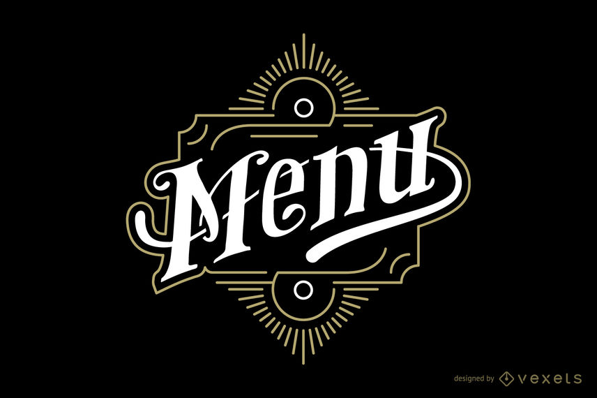 856x570 Menu Vintage Emblem