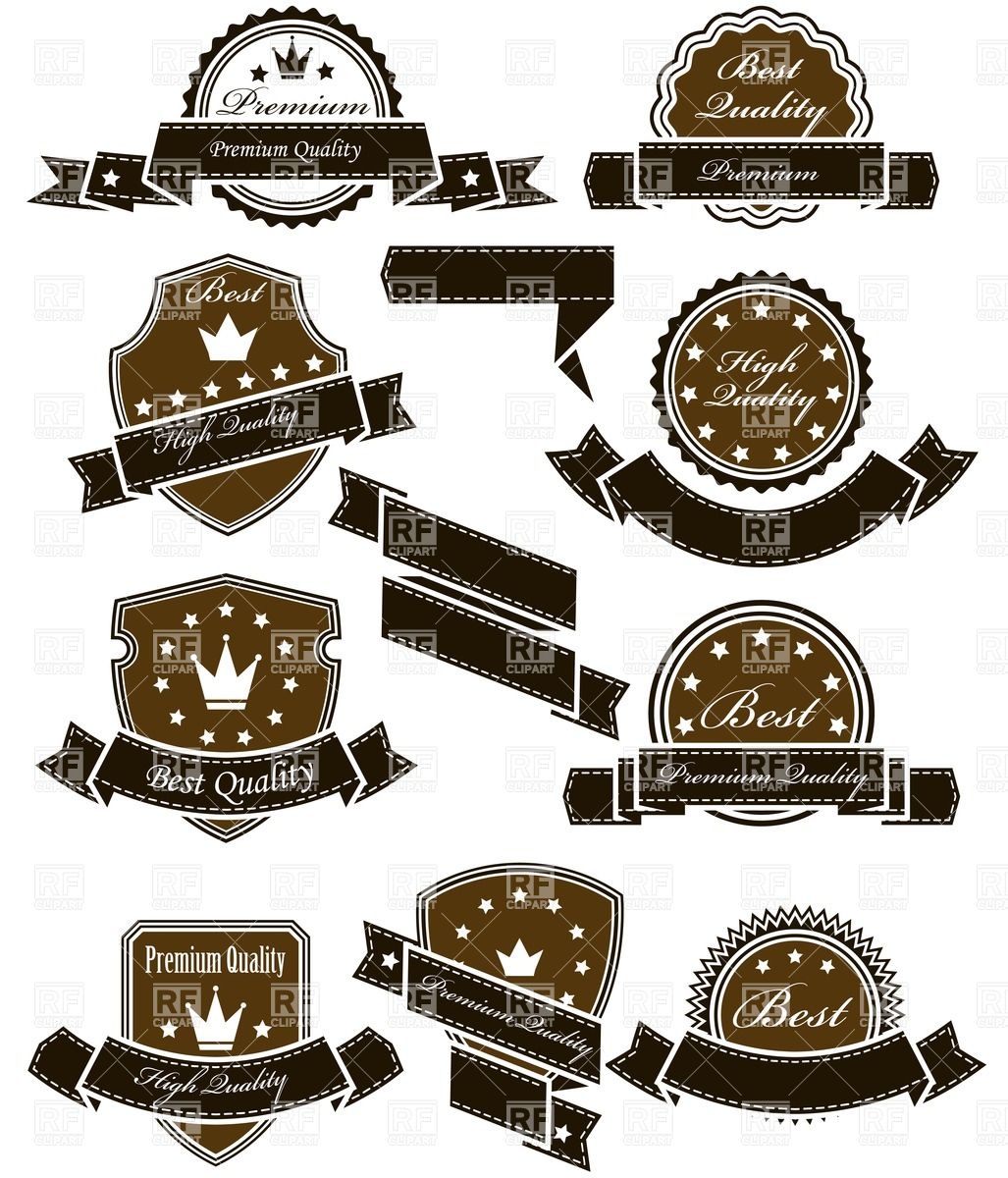 1027x1200 Vintage Seals And Medals With Ribbons