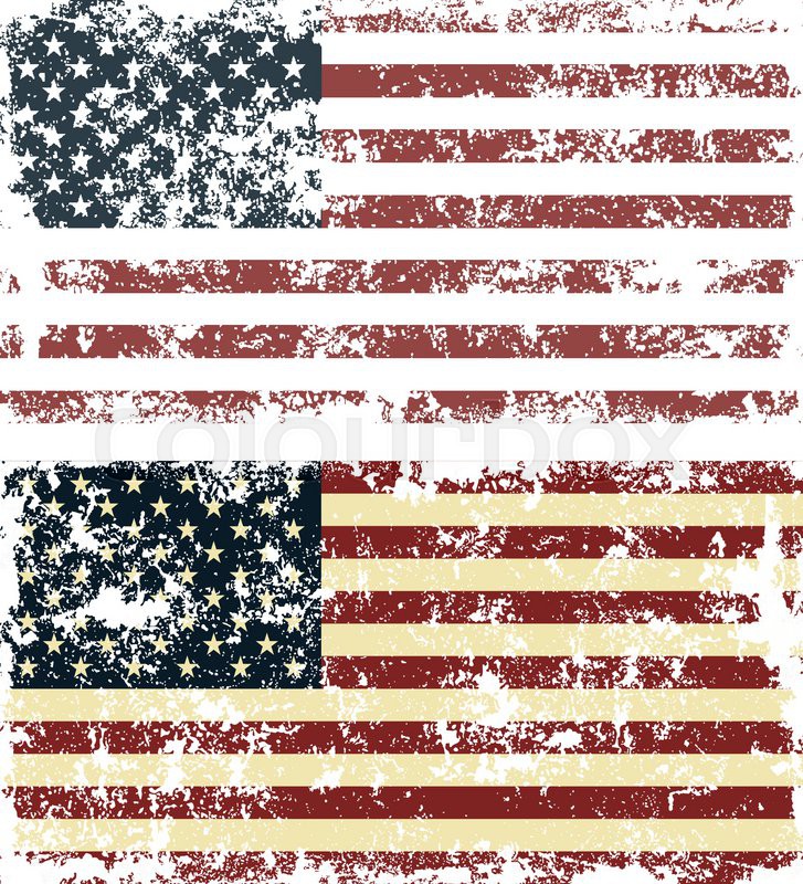 727x800 Old Scratched Flag Vector Stock Vector Colourbox