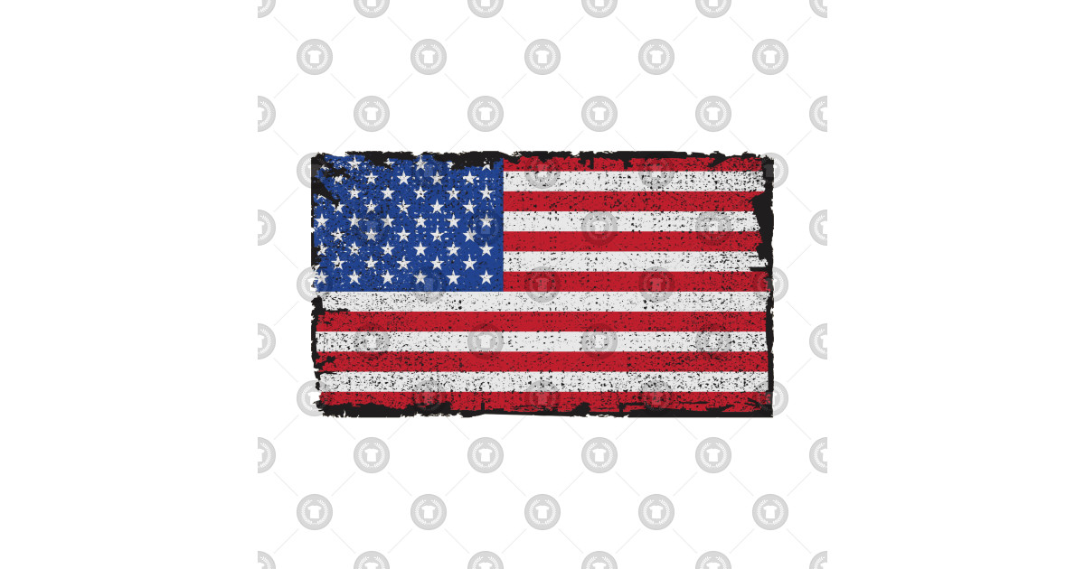 1200x630 Vector American Flag Vintage Usa