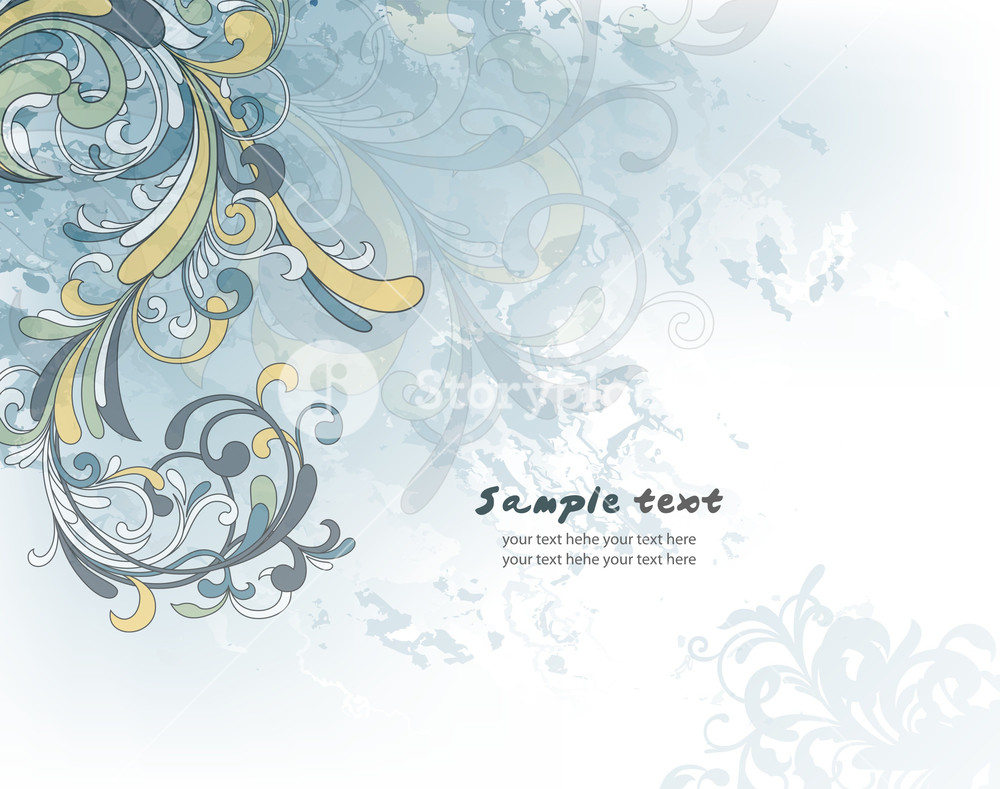 1000x789 Vintage Floral Background Vector Illustration Royalty Free Stock