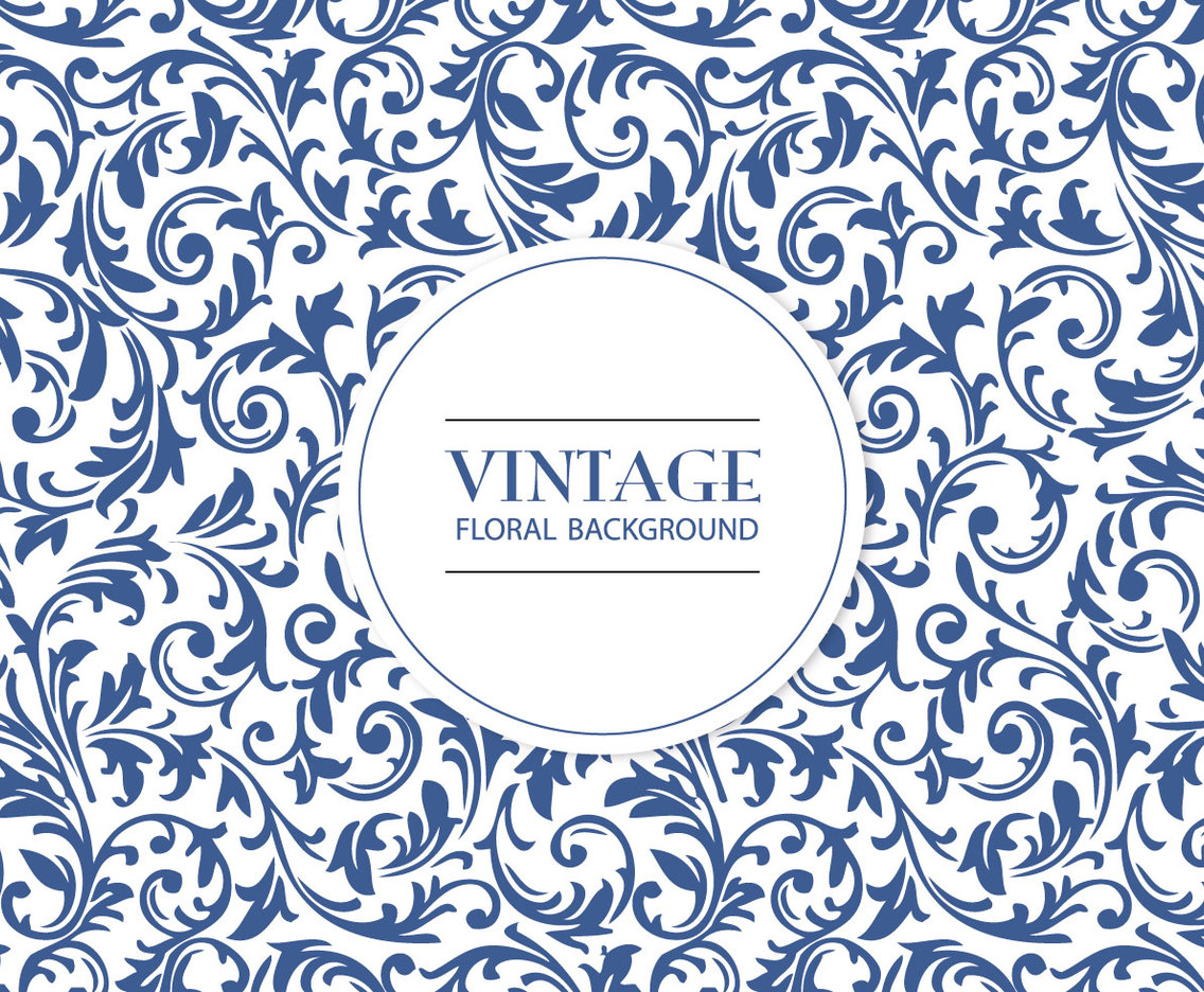 1136x936 Vintage Floral Pattern Background Vector Art Graphics