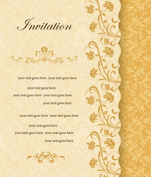 500x589 Vintage Beige Floral Background Vector Free Vector In Adobe