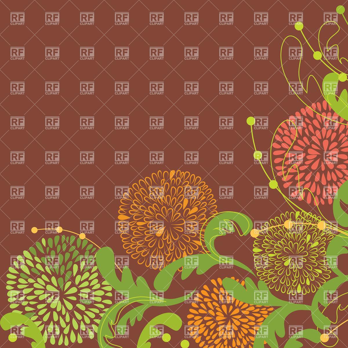 1200x1200 Vintage Floral Background Vector Image Of Backgrounds, Textures