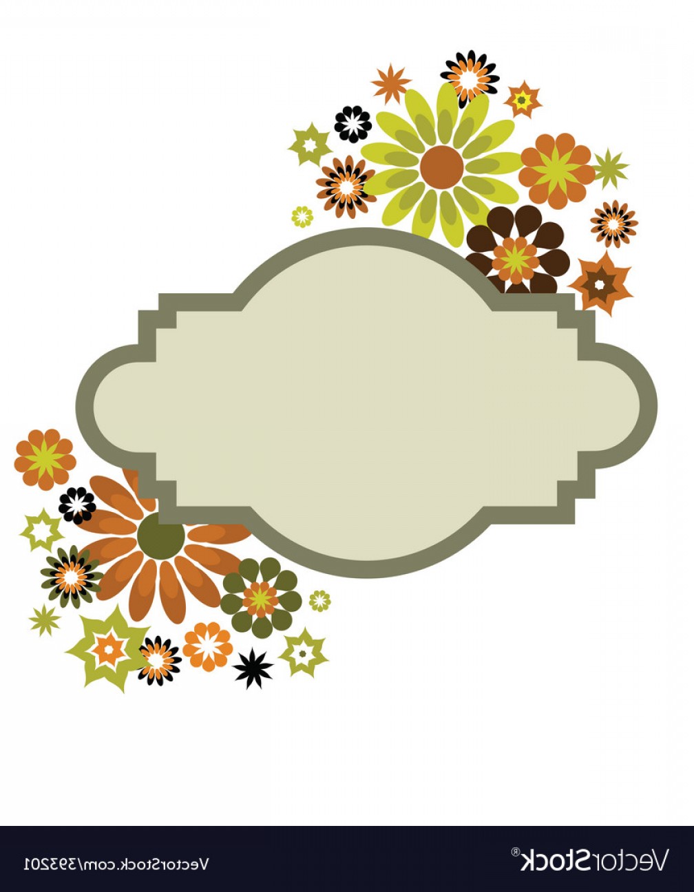 1008x1296 Vintage Floral Border Frame Vector Soidergi