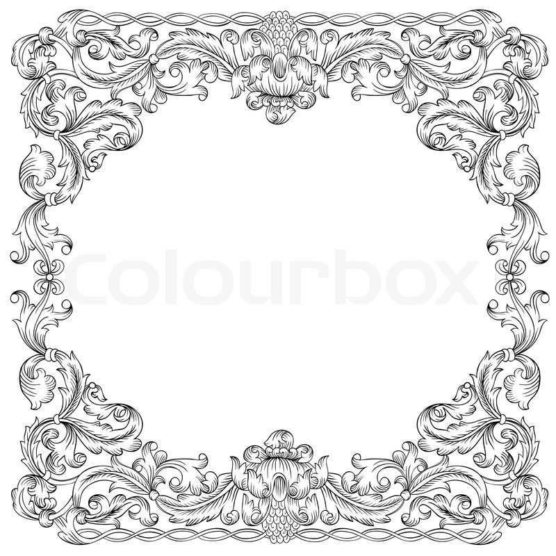 Vintage Floral Border Vector At Collection Of Vintage Floral Border Vector 1693