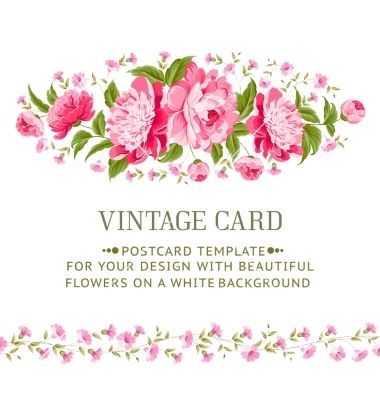 380x400 Luxurious Vintage Floral Frame Vector