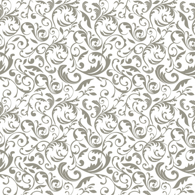626x626 Vintage Ornamental Background Seamless Floral Pattern Vector