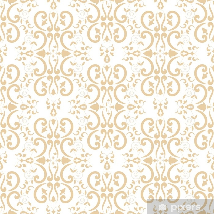 700x700 Baroque Floral Pattern Vector Seamless Damask Luxury Background
