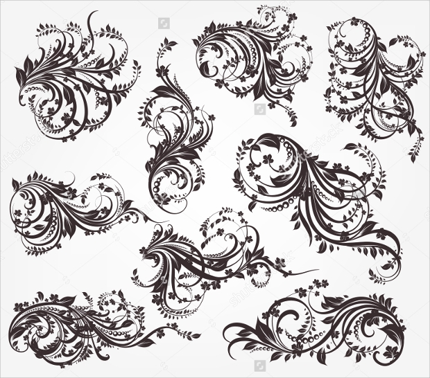 Vintage Floral Vector