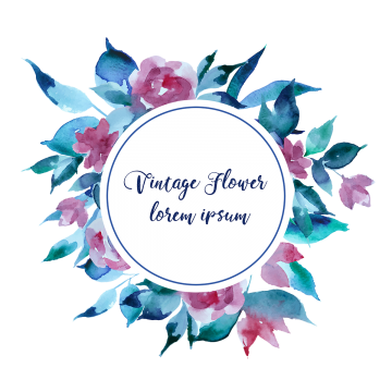 360x360 Vintage Flowers Png, Vector, And Clipart With Transparent