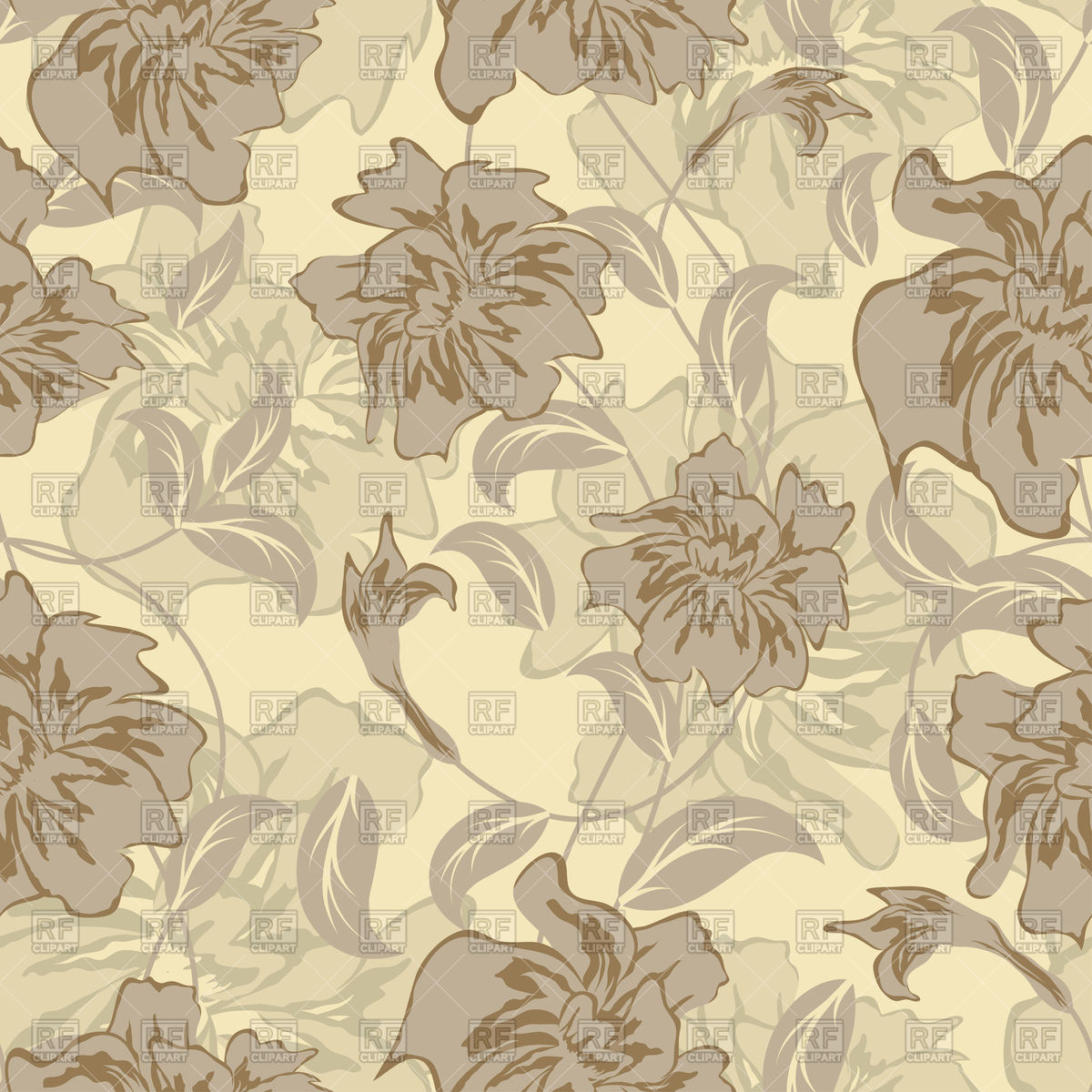 1200x1200 Seamless Floral Pattern