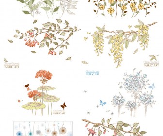 Decorative Vintage Flowers Vector Free Stock Vector Art 336x280 Decorative Vintage Flowers Vector Free Stock Vector Art