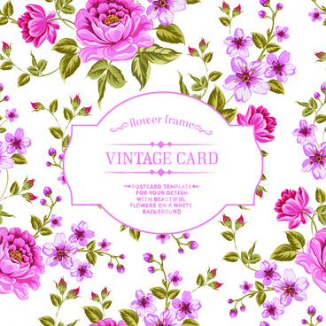 368x368 Vector Vintage Flower Free Vector Download