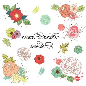 300x300 Vintage Frame And Floral Background Vector Clipart Soidergi