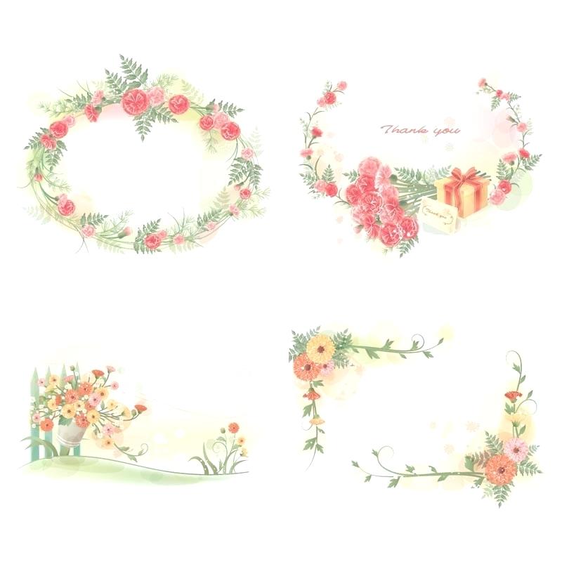 800x800 Vintage Flowers Vector Free