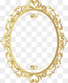 260x316 Vintage Border Gold Vector