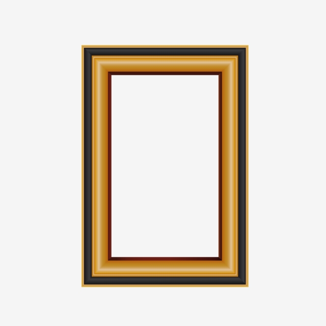 640x640 Vintage British European Style Writing Photo Frame Border, Vector