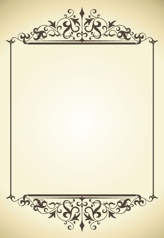 576x836 Vintage Frame Vector Frame Vintage Frame Tattoo, Victorian