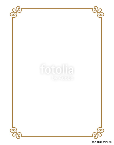 393x500 Vintage Frame Vector Stock Image And Royalty Free Vector