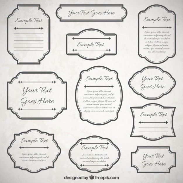 626x626 Vintage Frames Collection Free Vector No Limit Photography