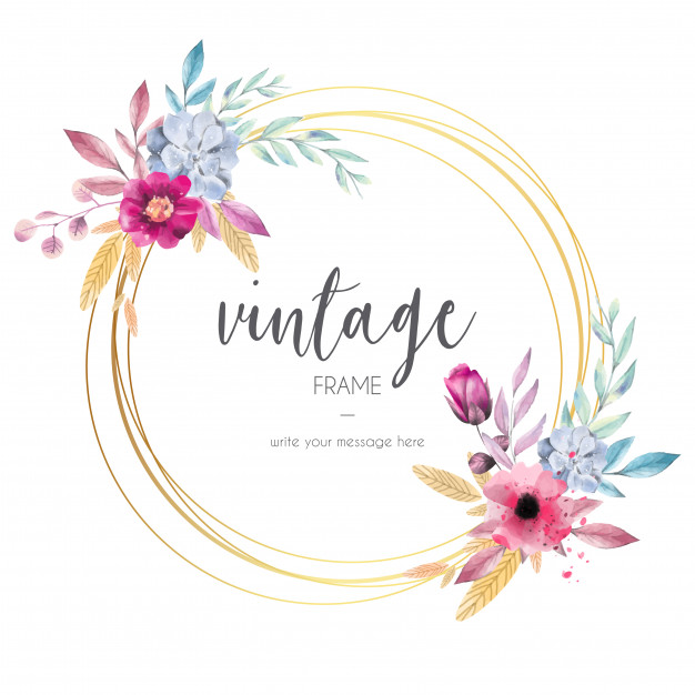 626x626 Lovely Vintage Frame Vector Free Download