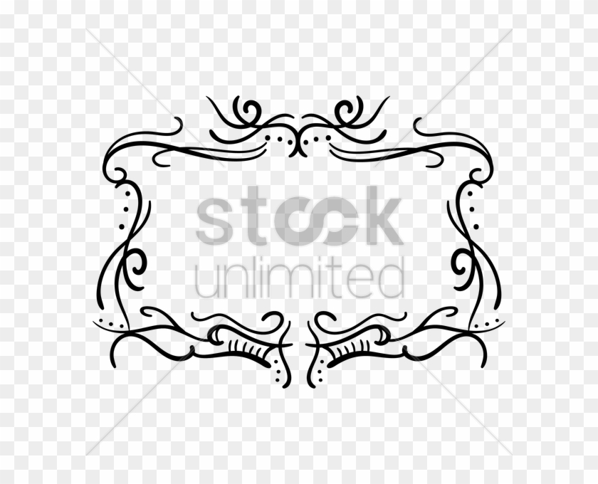 840x680 Download Vintage Border Frame Vector Clipart Clip Art, Hd Png