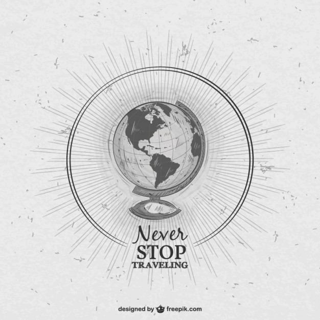 626x626 Hand Drawn Globe Vector Free Download